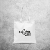 'Caffeine queen' tote bag