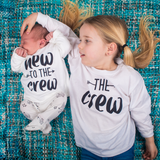 'The crew' kind shirt met lange mouwen