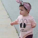 Bunny ears baby shortsleeve shirt