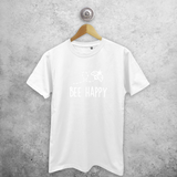 'Bee happy' magic adult shirt