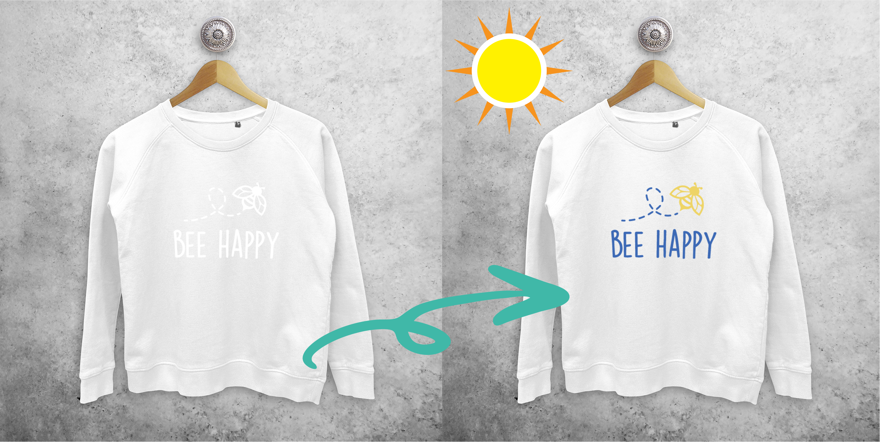 'Bee happy' magic sweater