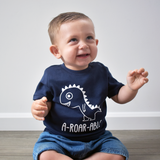 'A-roar-able' baby shortsleeve shirt