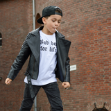 'Bad boy for life' kids shortsleeve shirt