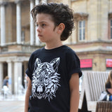 Wolf kind shirt met korte mouwen