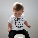'Spectacular' baby shirt met korte mouwen