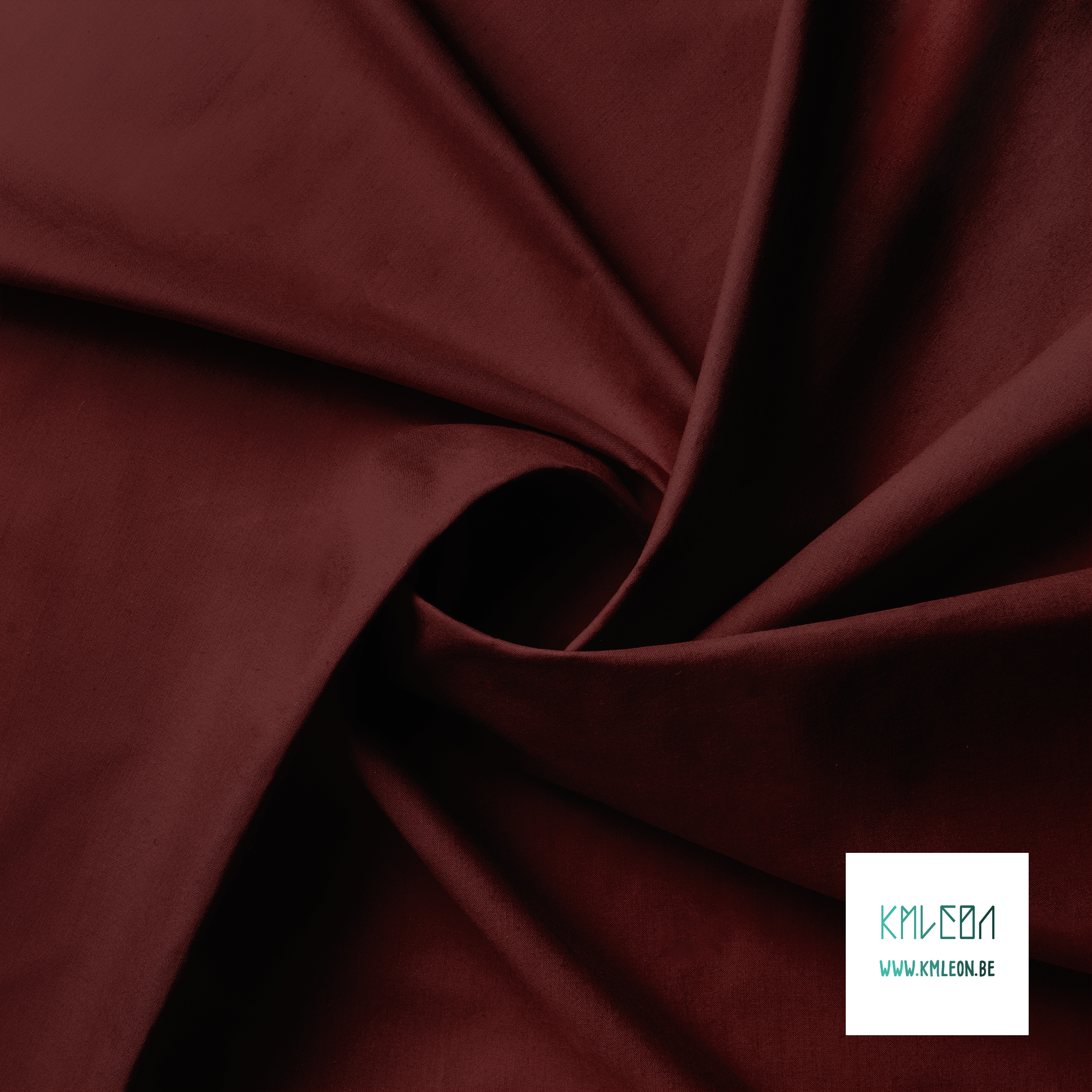 Solid dark maroon fabric