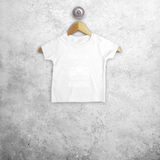 Don't be negative' magisch baby shirt met korte mouwen