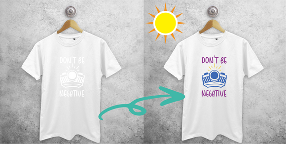 Don't be negative' magisch volwassene shirt