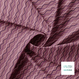 Irregular purple and pink waves fabric