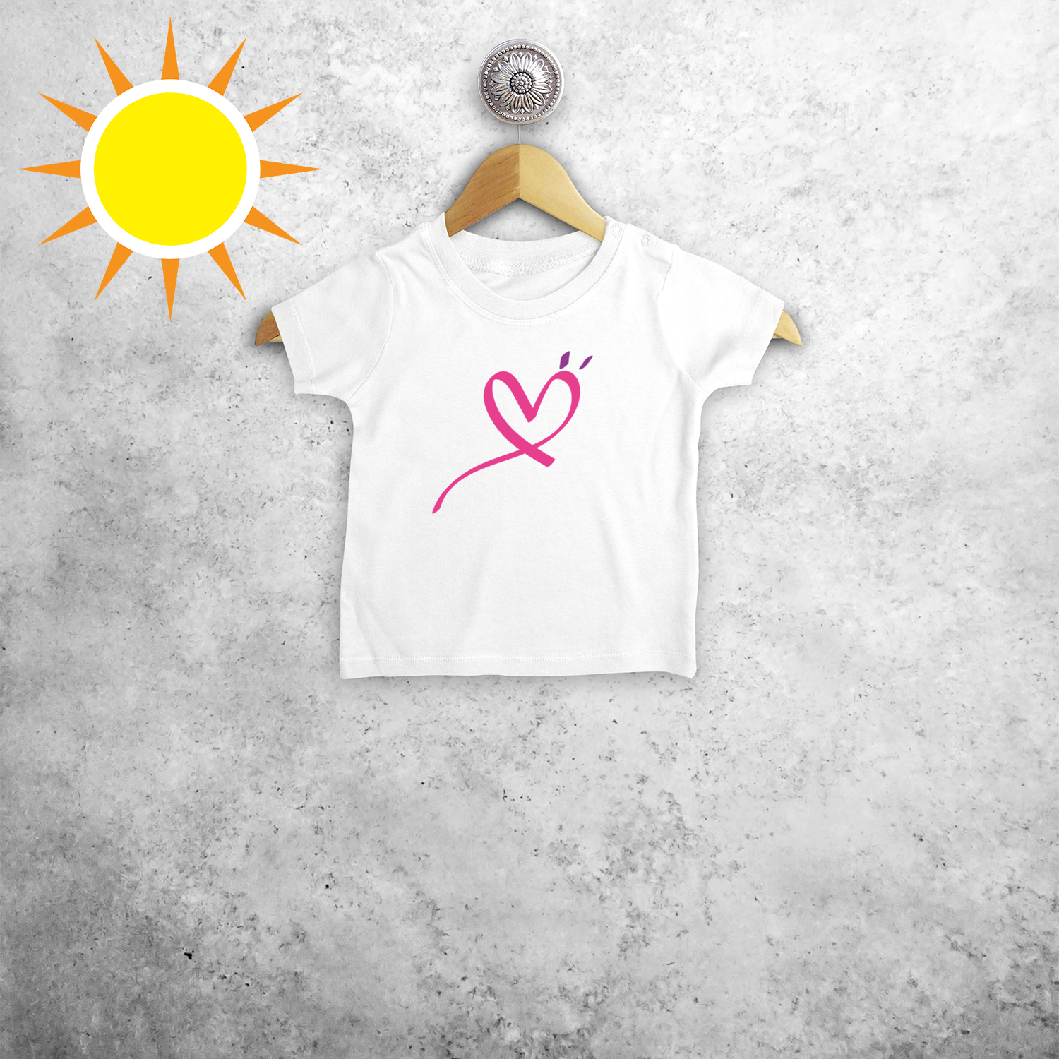 Heart magic baby shortsleeve shirt
