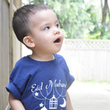 Eid Mubarak kids shortsleeve shirt