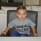 'Cereal killer' kind shirt met korte mouwen