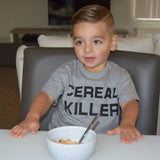 'Cereal killer' kids shortsleeve shirt