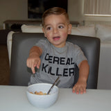 'Cereal killer' kind shirt met korte mouwen