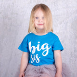 'Big sis' kids shortsleeve shirt