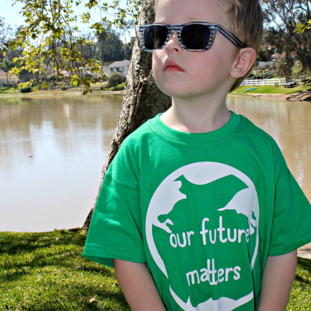 'Our future matters' kids shortsleeve shirt