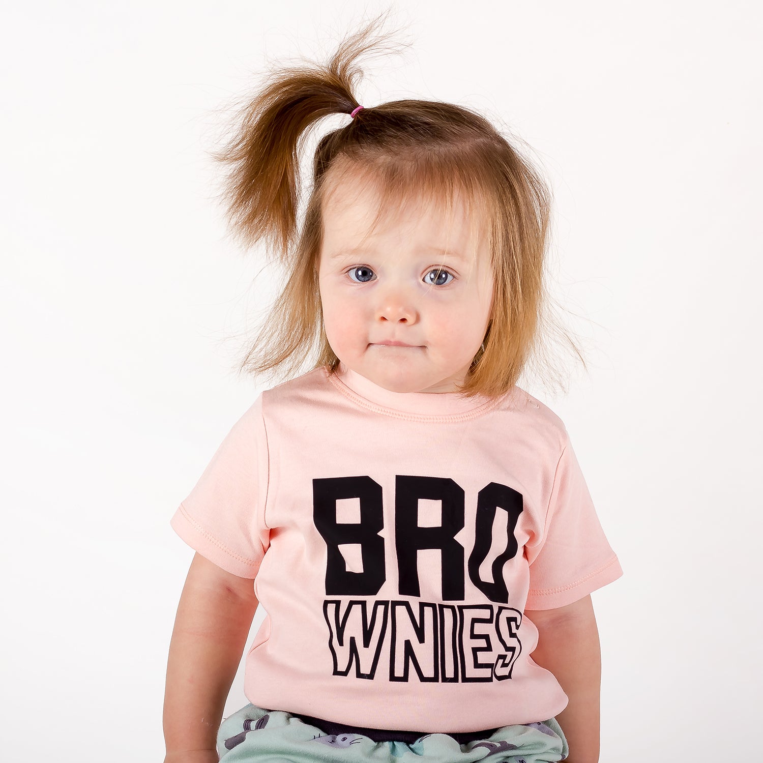 'Bro-wnies' baby shirt met korte mouwen
