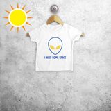 'I need some space' magic baby shortsleeve shirt