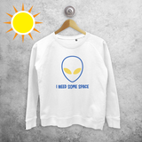 'I need some space' magic sweater