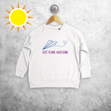 'Just plane awesome' magic kids sweater