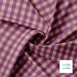 Pink and purple gingham fabric