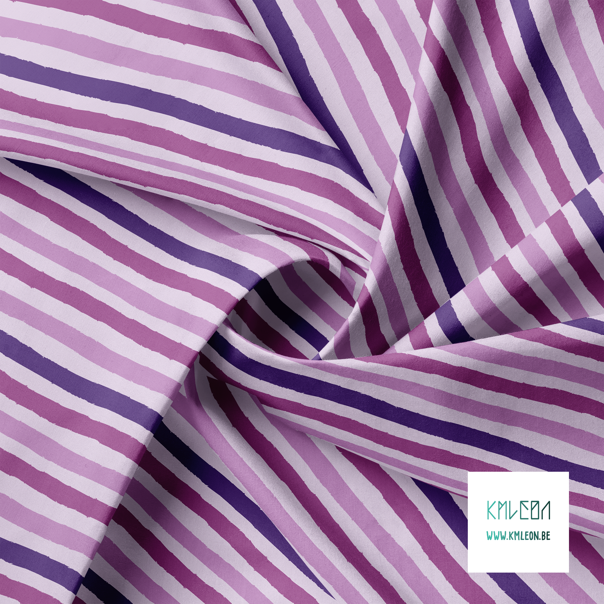 Purple stripes fabric