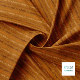 Orange, beige and brown geometric shapes fabric