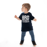 'Bro-wnies' kind shirt met korte mouwen