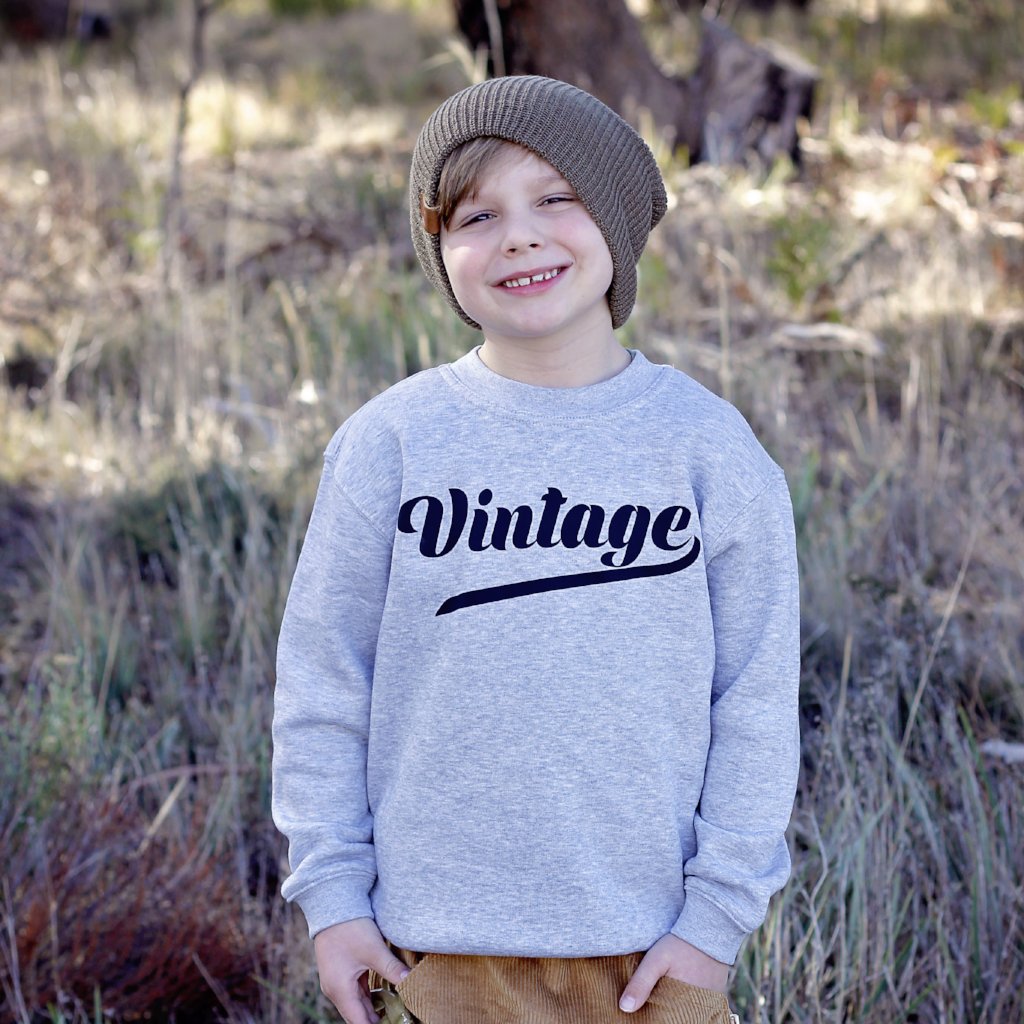 'Vintage' kids sweater