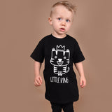 'Little king' kids shortsleeve shirt