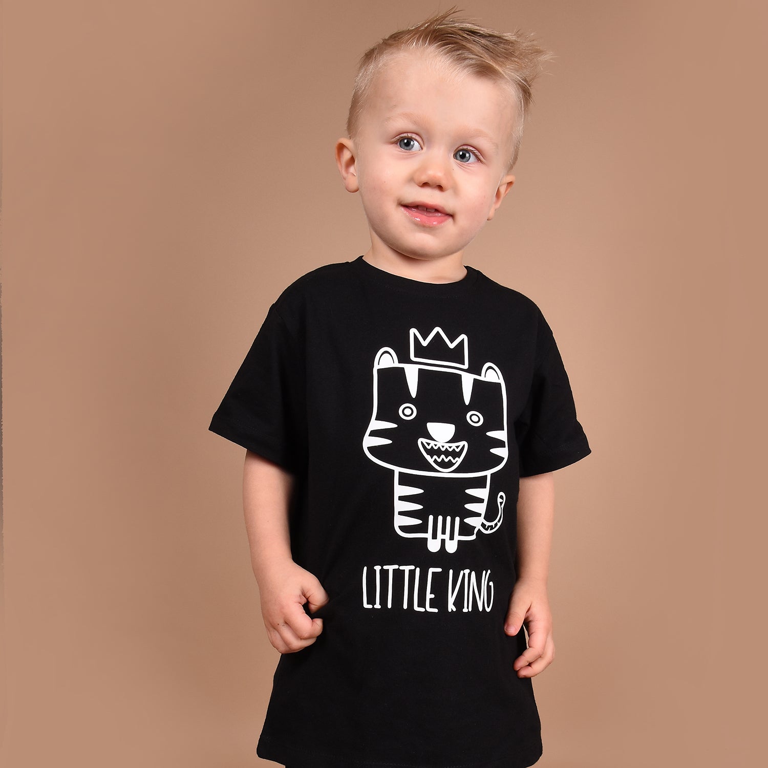 'Little king' kids shortsleeve shirt