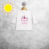 Meownicorn' magisch baby shirt met lange mouwen