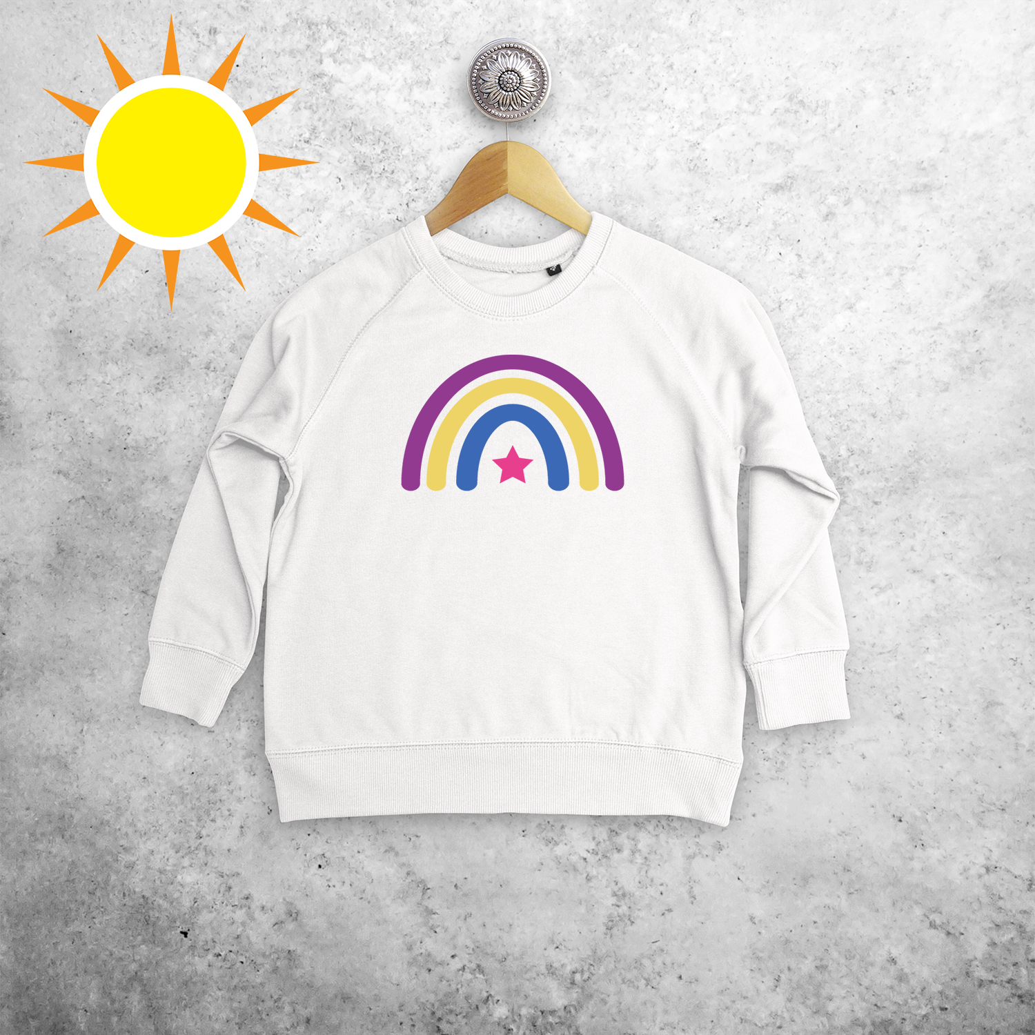 Rainbow and star magic kids sweater