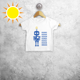Robot magic baby shortsleeve shirt