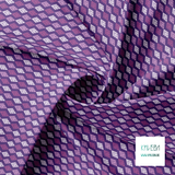 Purple diamonds fabric