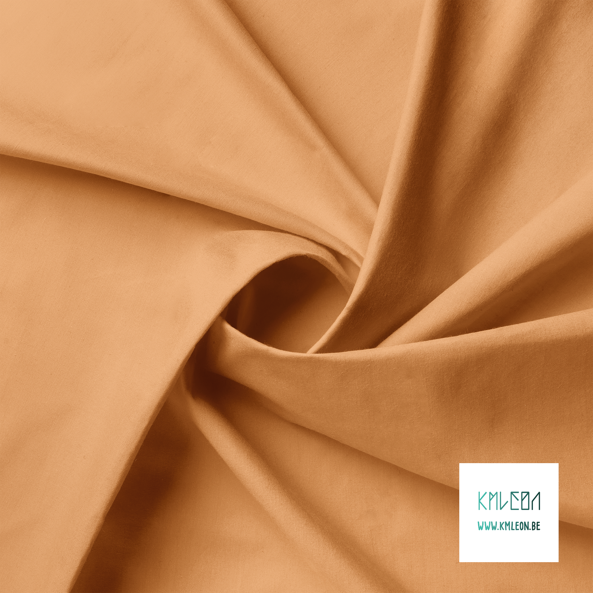 Solid sandy brown fabric