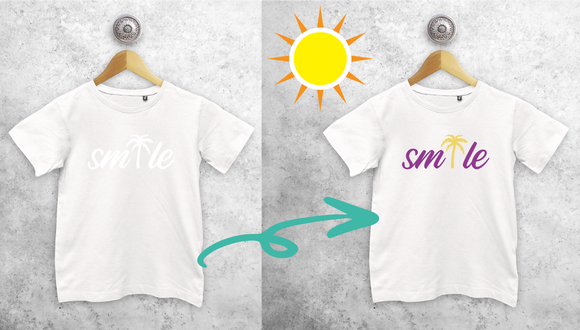 Smile' magisch kind shirt met korte mouwen