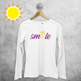 'Smile' magic adult longsleeve shirt
