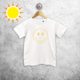 Smiley magisch kind shirt met korte mouwen