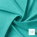 Solid teal fabric