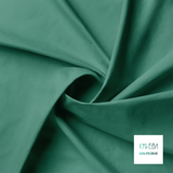 Solid viridian green fabric