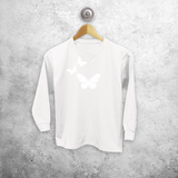 Butterflies magic kids longsleeve shirt