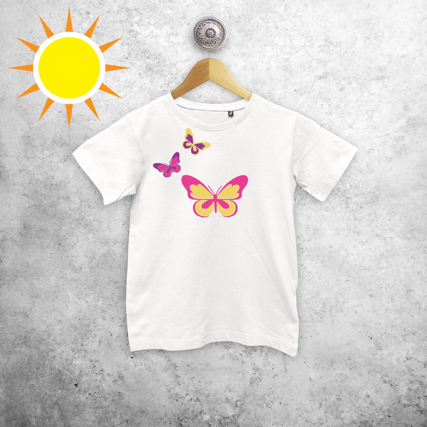 Butterflies magic kids shortsleeve shirt