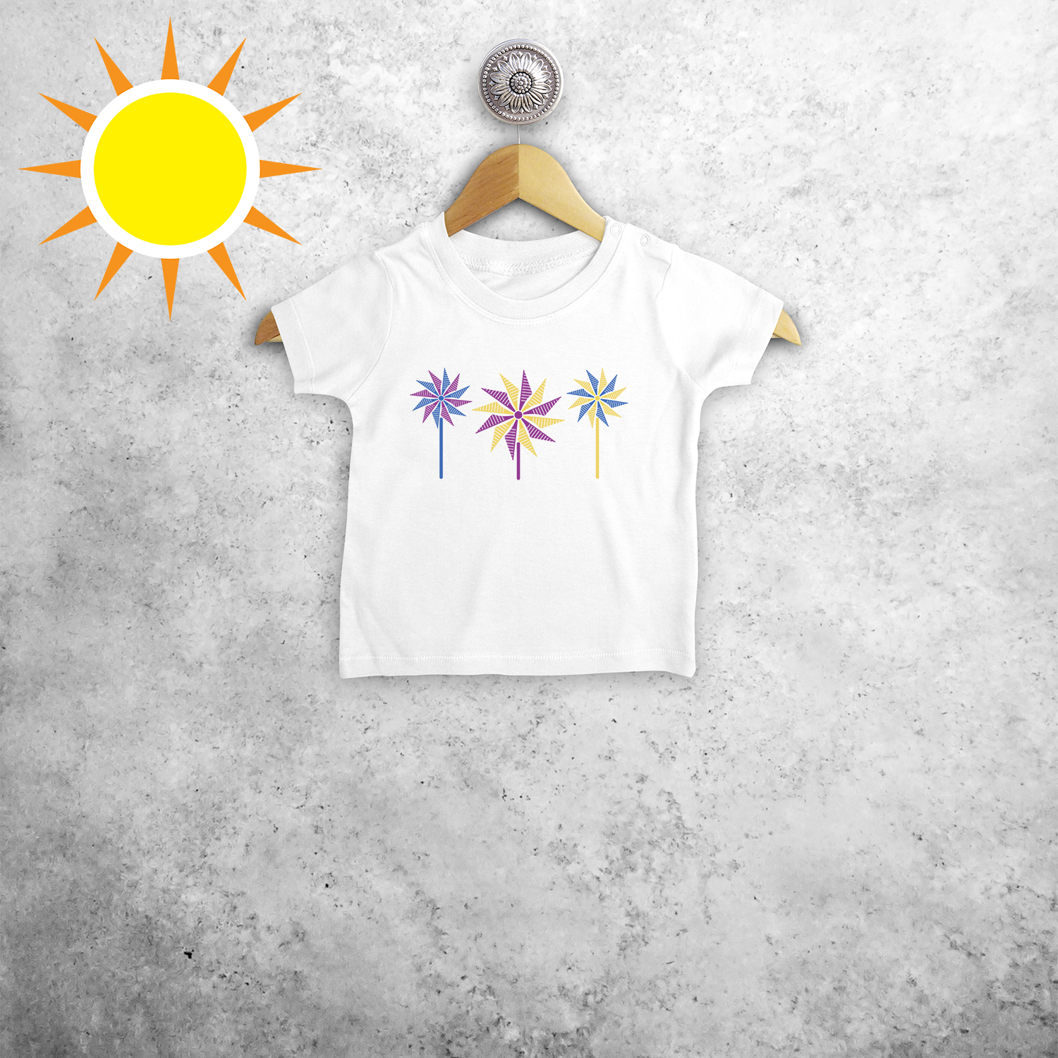 Pinwheels magic baby shortsleeve shirt