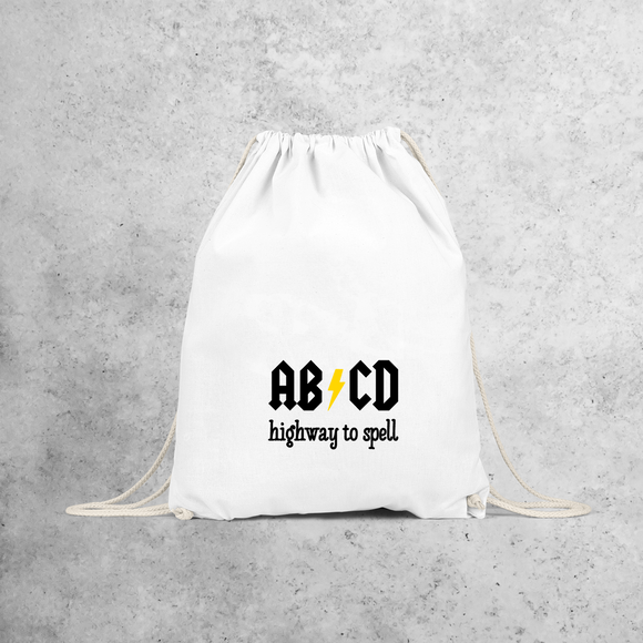 'ABCD - Highway to spell' backpack