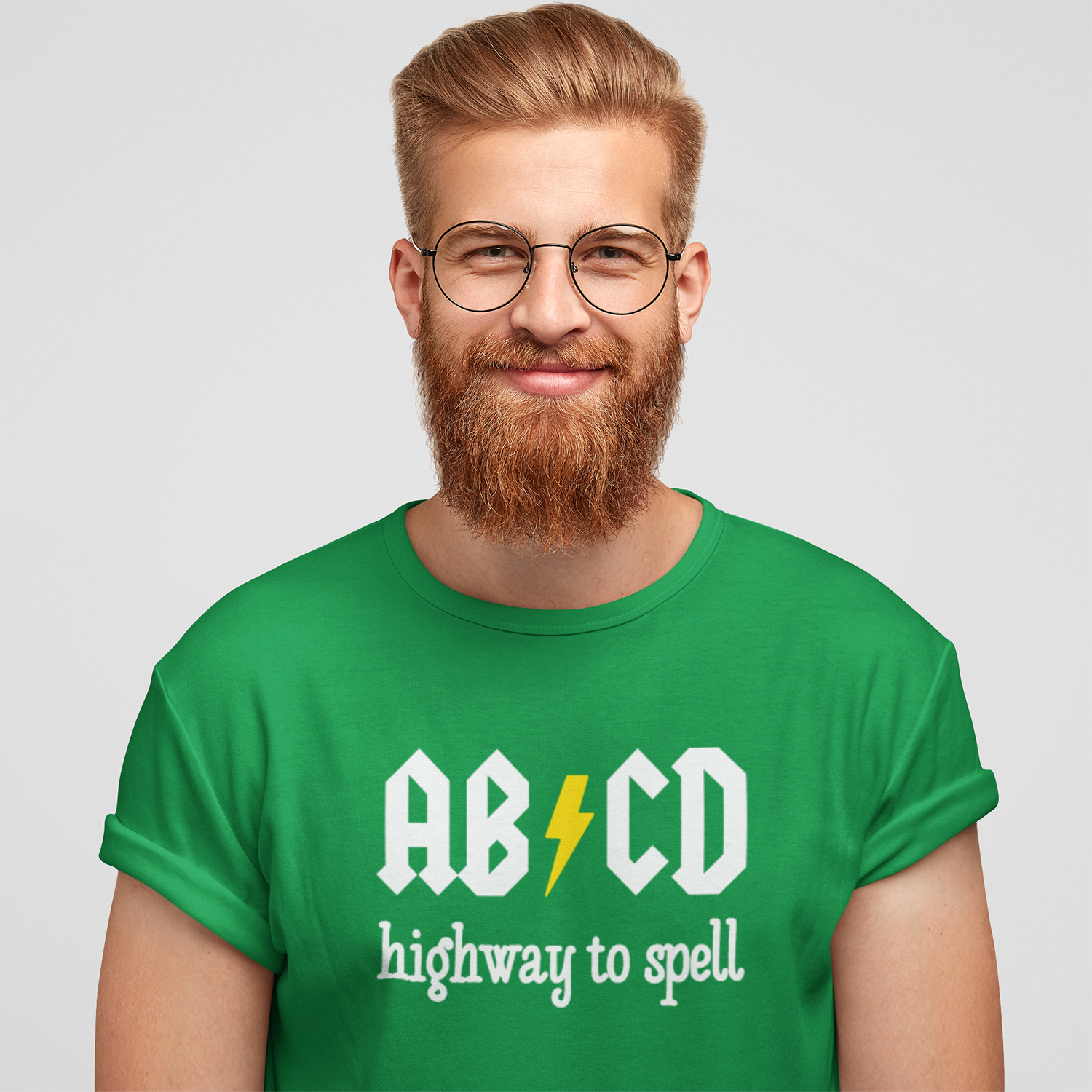 ABCD - Highway to spell' volwassene shirt