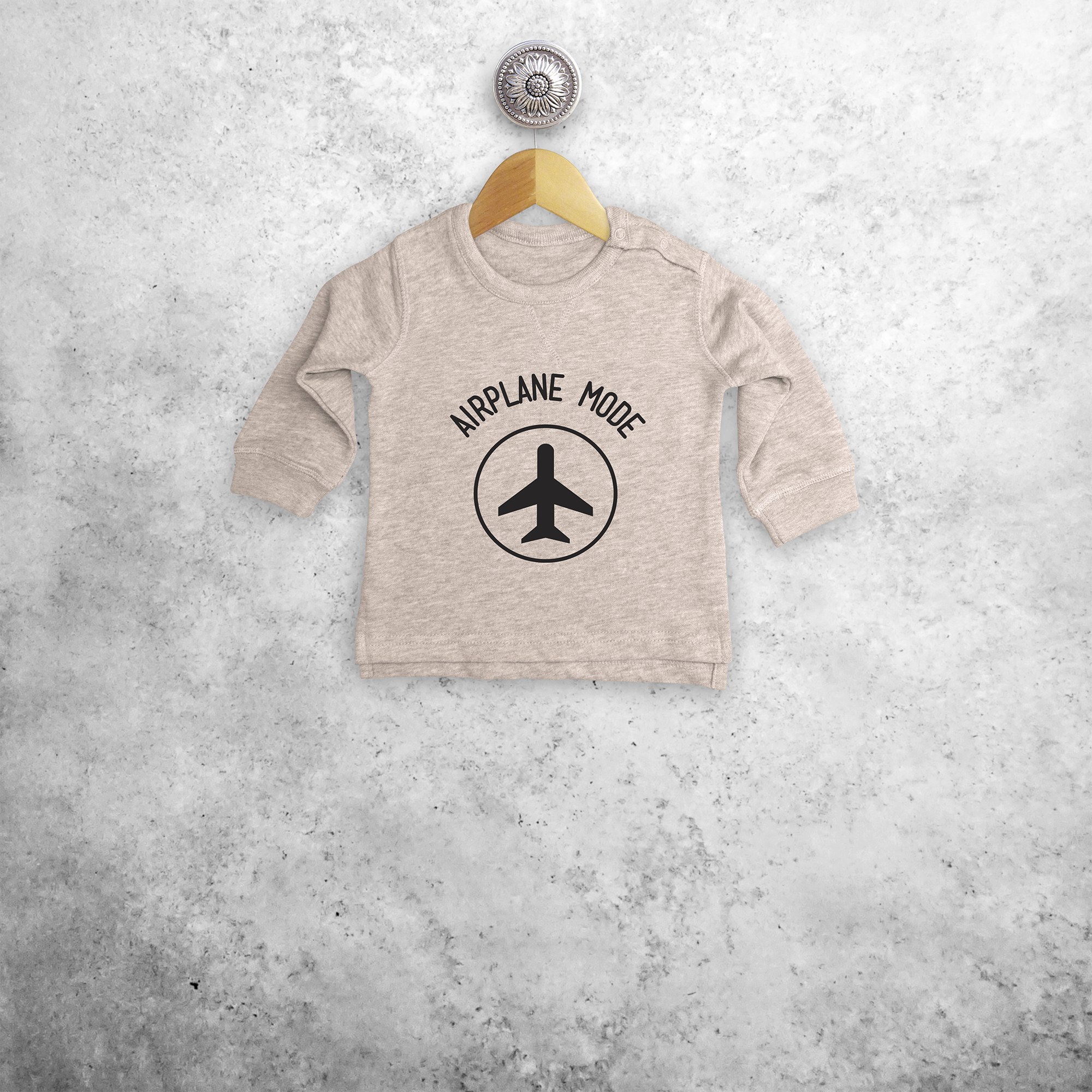 'Airplane mode' baby sweater