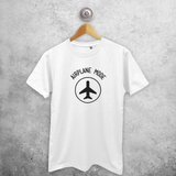 'Airplane mode' adult shirt