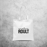 'Amateur adult' tote bag
