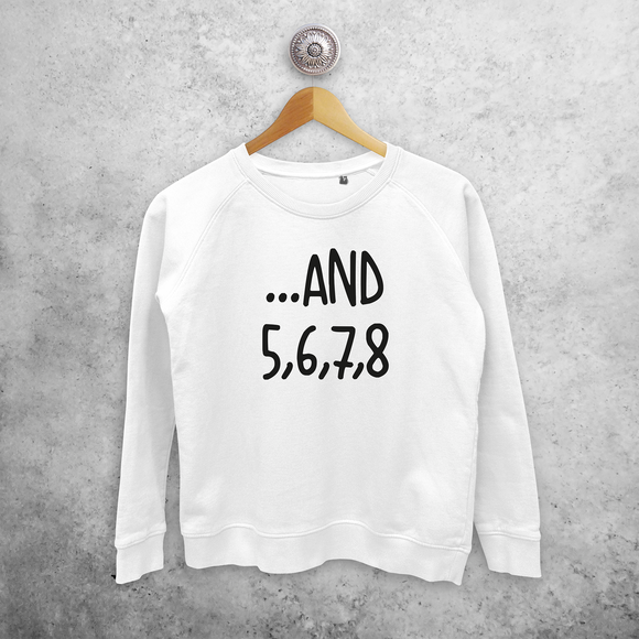 '...and 5, 6, 7, 8' sweater